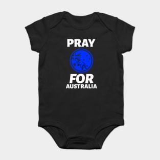 pray for australia Baby Bodysuit